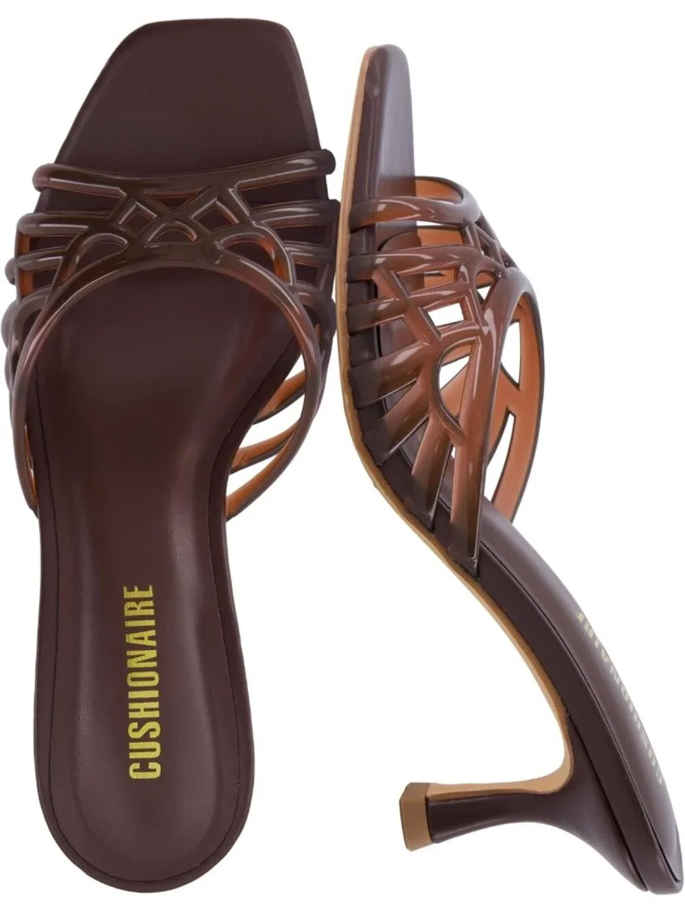Women Brown Kitten Heels